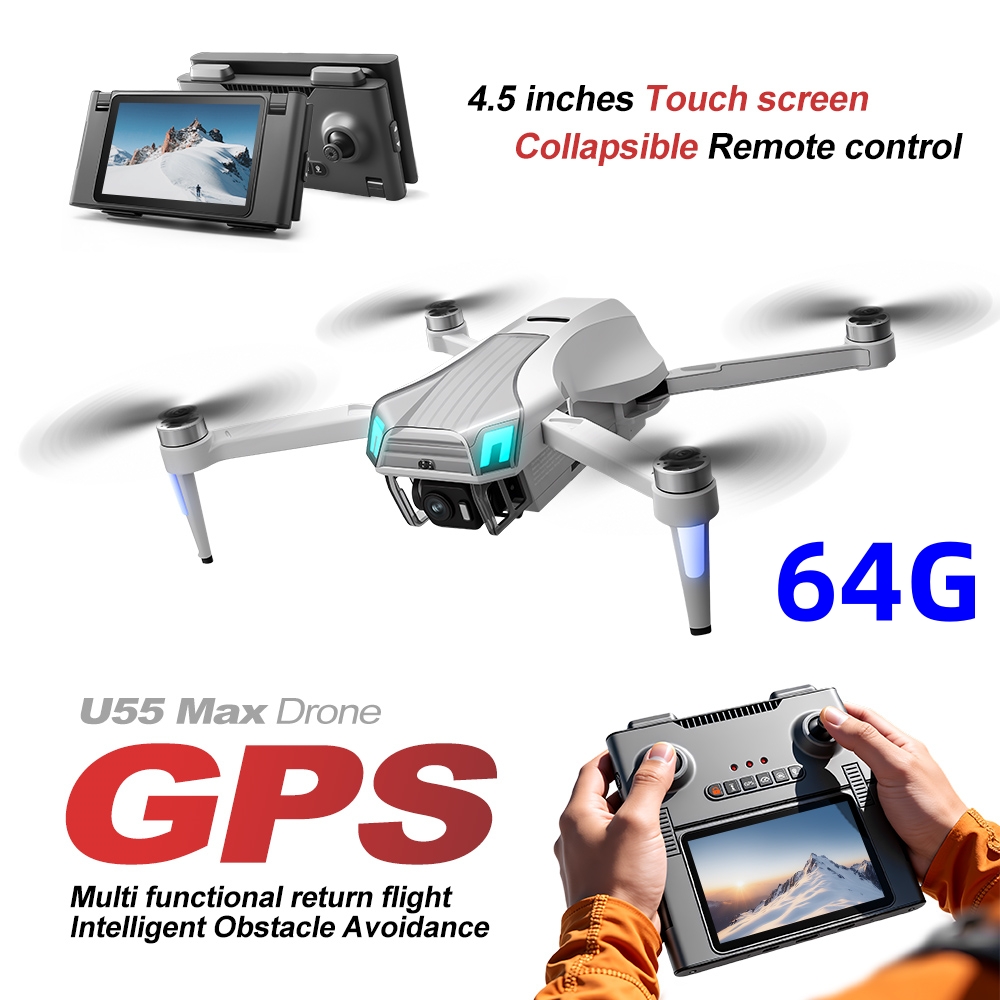 Dron NCZOBOE U55 Profesional c - Drone Gimbal 3 Axis reseña y precio